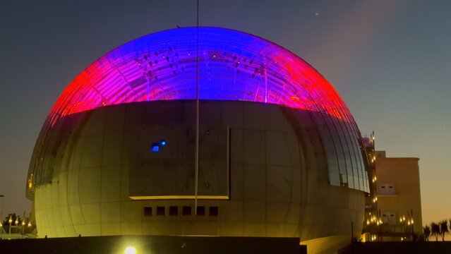 Academy of Motions Pictures Museum and Observation Dome in Los Angeles - LOS ANGELES, USA - NOVEMBER 5, 2023