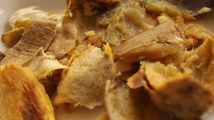 Peel Texture of Sweet Potato Skin