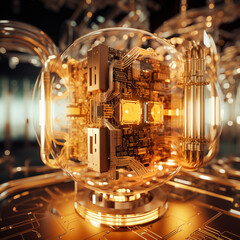 Quantum computer in an artificial intelligence research laboratory