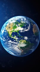 Naklejka na ściany i meble The Earth planet photos taken from satellites
