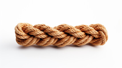 Obraz premium gordian knot on a white background, the concept of a complex confusing situation