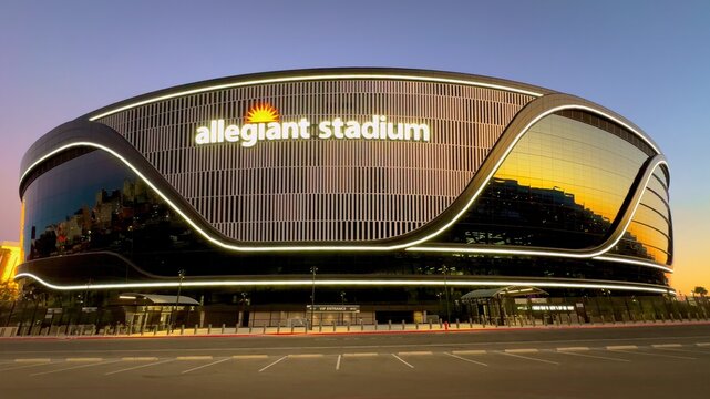 Allegiant Stadium in Las Vegas - LAS VEGAS, USA - OCTOBER 31, 2023