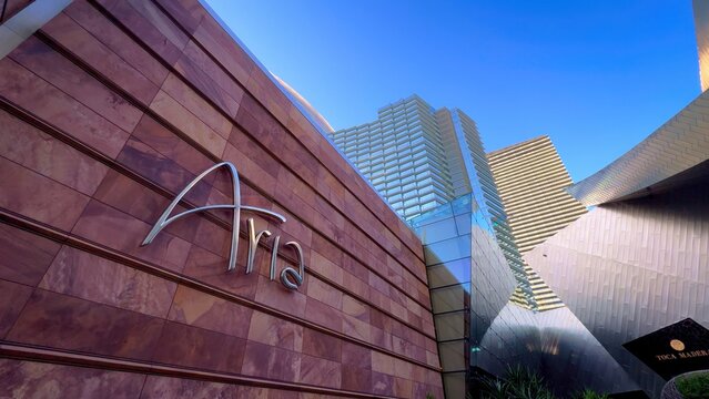 Aria Hotel and Casino in Las Vegas - LAS VEGAS, USA - OCTOBER 31, 2023