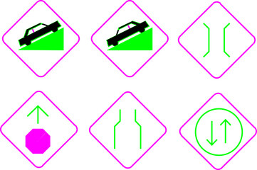 vector illustration sketch design logo symbol for land vehicle transportation