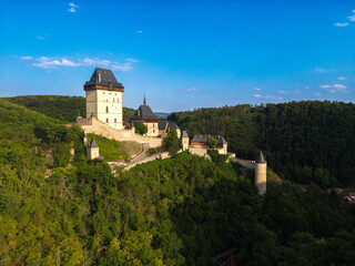 Fototapeta na wymiar Karlstejn Castle in Czechia