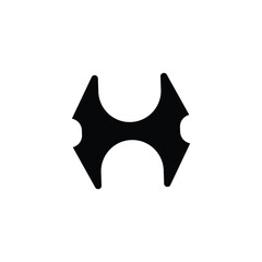 modern letter H initial logo design