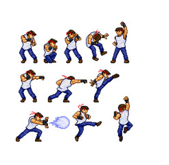 Tシャツ男性格闘家01オール