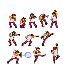 Tシャツ男性格闘家02オール