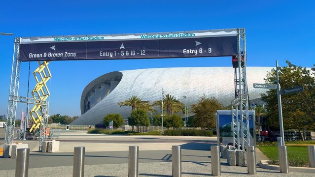 SoFi Stadium in Los Angeles Inglewood - LOS ANGELES, USA - NOVEMBER 5, 2023