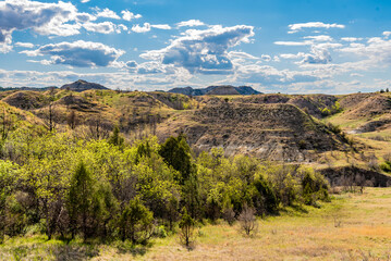 landscape with mountains