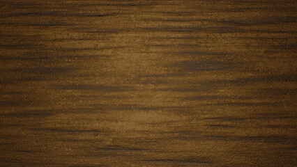 Fototapeta premium The concrete or cement texture background is rough and patterned horizontally with dark brown gradients.