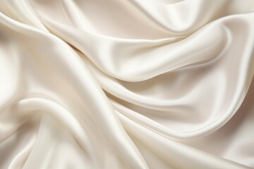 Pearl White Elegance: Luxurious Silk Fabric with Distinctive Texture