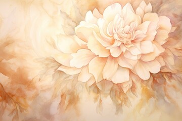 Tan Delicacy: Captivating Watercolor Background