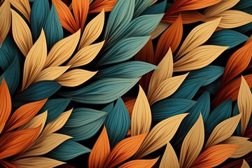 Fall Colors Fashion Simple: Decorative Pattern HD Wallpaper