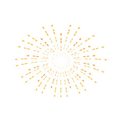 Obraz premium Sparkling Firework illustration