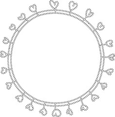 Circle frame, vintage