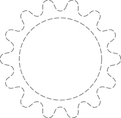 Circle frame, vintage