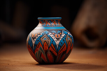 Small Navajo pottery artifact