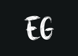 EG letter logo desigen and initial logo desigen