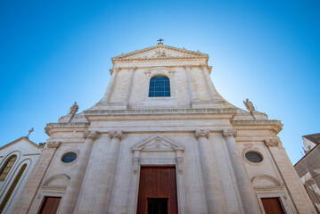 Fototapeta na wymiar Church of Saint George Martyr - Locorotondo - Italy