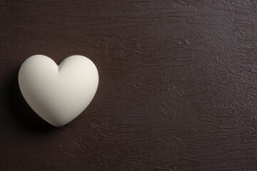 Symbolic heart. Background with selective focus and copy space