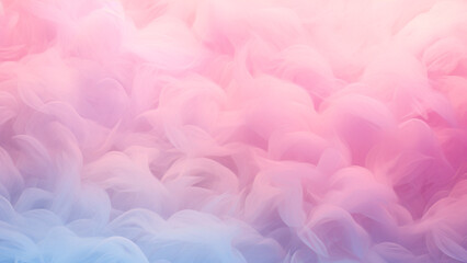 Cotton Candy Clouds Gradient Blurs Abstract Background