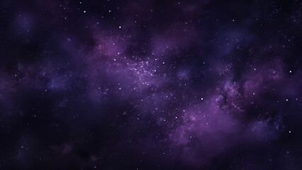 Fototapeta na wymiar Mystic Galaxy Gradient Blurs in Deep Violet to Cosmic Black