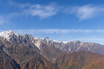 mountains and clouds