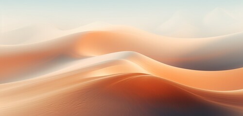 Extreme close-up of abstract blurred desert sands, burnt orange and earthy brown hues, in the style of gradient blurred wallpapers, depth of field, serene visuals, minimalistic simplicity, close-up