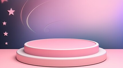 3d minimal scene podium for presentation your product background