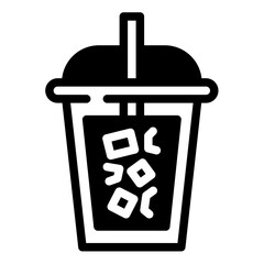 iced coffee in a cup