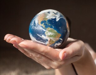 earth in hands