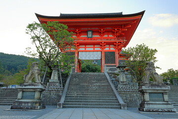 Fototapeta premium Kiyomizu-dera temple, a Buddhist in Kiyomizu, Higashiyama Ward, Kyoto Japan.