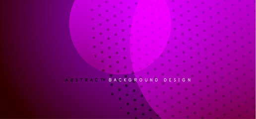 Abstract tech circles vector background, technology digital bubbles