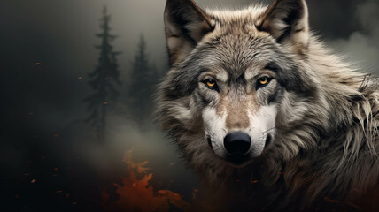 Wolf Concept Illustration