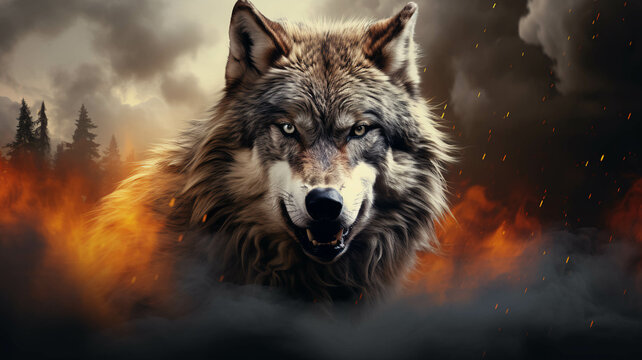 Wolf Concept Illustration