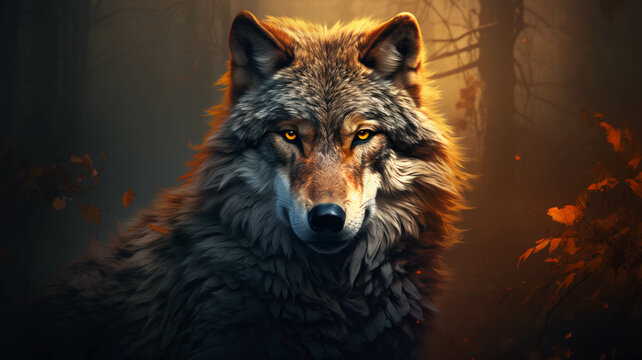 Wolf Concept Illustration