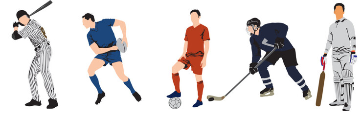 group of sport people