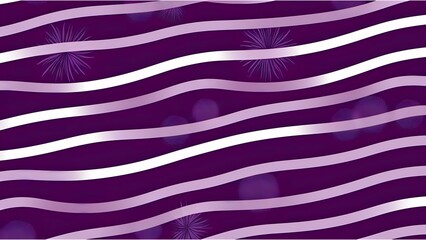 A background featuring alternating stripes and checks in various tones of purple. The pattern design gives a modern and sophisticated impression.
