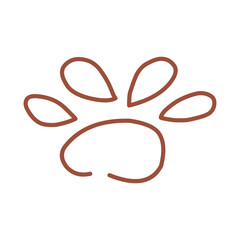 Obraz premium Pet Paw Element