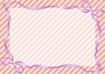 ギフトカードリボン横型