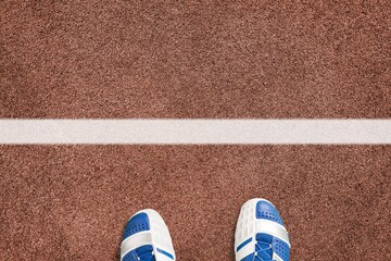 New year concept with 2024 numbers on asphalt road