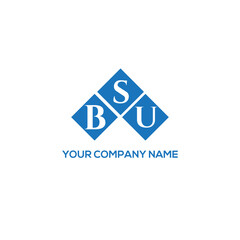 SBU letter logo design on white background. SBU creative initials letter logo concept. SBU letter design.
