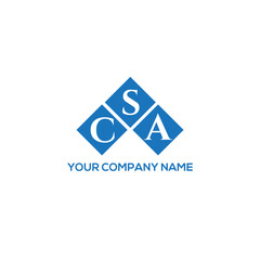 SCA letter logo design on white background. SCA creative initials letter logo concept. SCA letter design.
