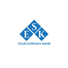 Obraz premium SEK letter logo design on white background. SEK creative initials letter logo concept. SEK letter design. 