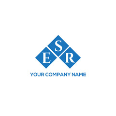 SER letter logo design on white background. SER creative initials letter logo concept. SER letter design.
