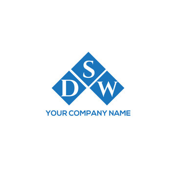 SDW letter logo design on white background. SDW creative initials letter logo concept. SDW letter design.
