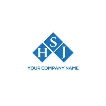 SHJ letter logo design on white background. SHJ creative initials letter logo concept. SHJ letter design.
