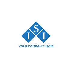 SII letter logo design on white background. SII creative initials letter logo concept. SII letter design.
