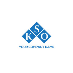 SKO letter logo design on white background. SKO creative initials letter logo concept. SKO letter design.
 - obrazy, fototapety, plakaty